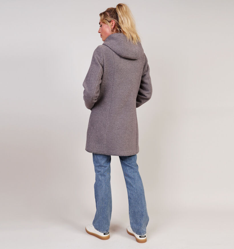 Barbara Lebek Grijze Lange Jas voor dames (362838)