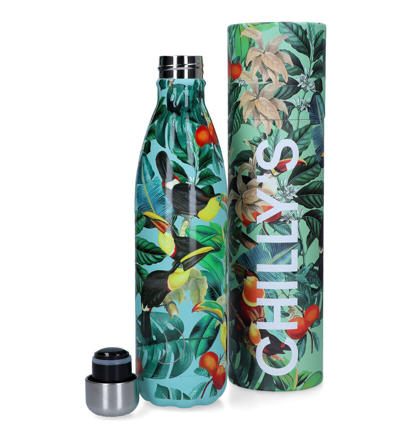 Chilly's x Tropical Toucan 3D Gourde en Vert 750ml pour femmes (331294)