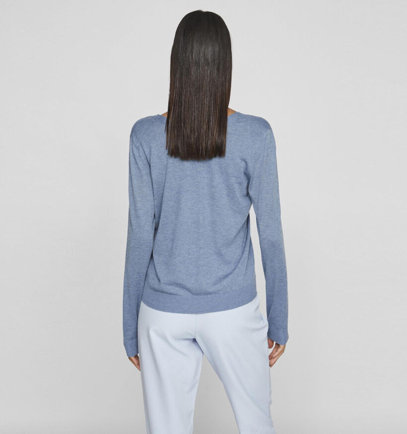 Vila Abella Ecru Trui met V-hals voor dames (335474)