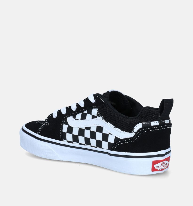 Vans Filmore YT Baskets de skate en Noir pour filles, garçons (336499)