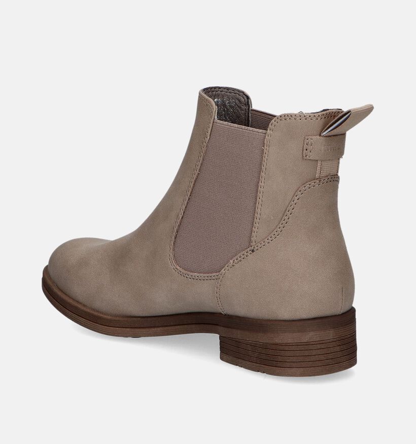 Tamaris Taupe Chelsea boots voor dames (346816)