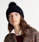 Tommy Hilfiger Timeless Beanie Cable Bonnet en Noir pour femmes (346526)