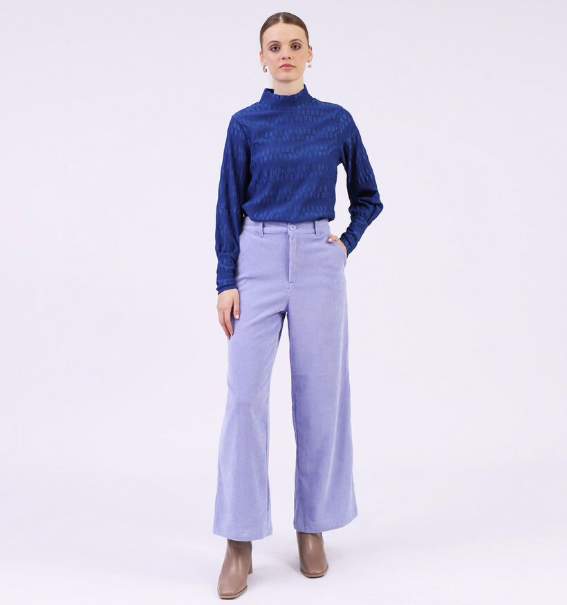 Vero Moda Amelia Pantalon large en Lila - L 30 (318524)