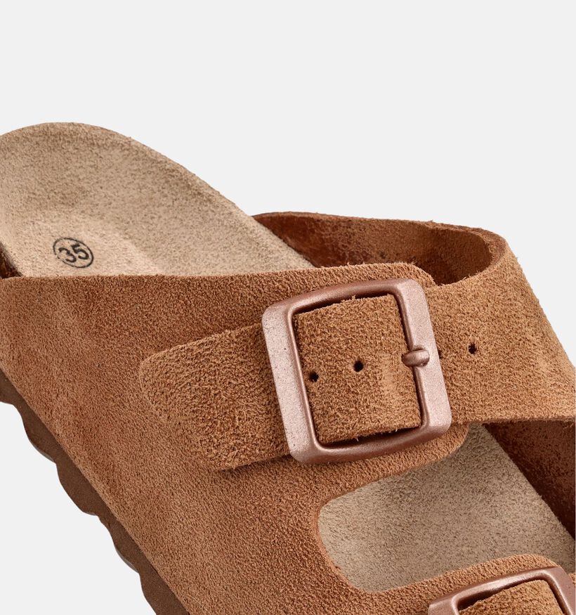 Milo & Mila Lichtbruine Slippers voor jongens, meisjes (373085)