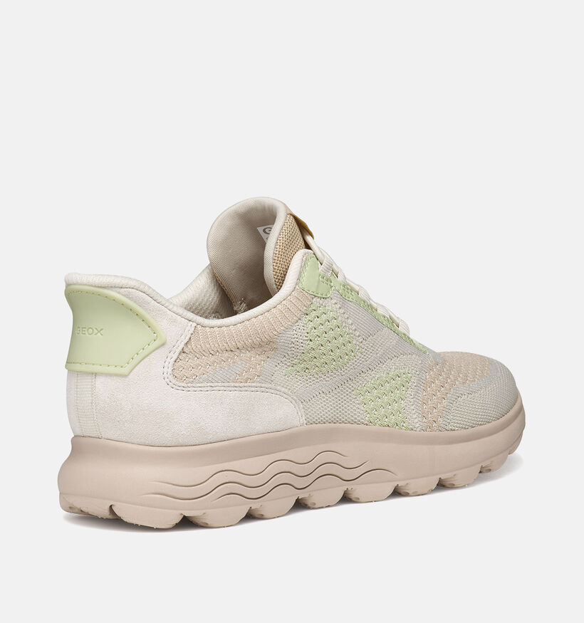 Geox Spherica Plus Beige Slip-ons voor dames (368165) - geschikt voor steunzolen