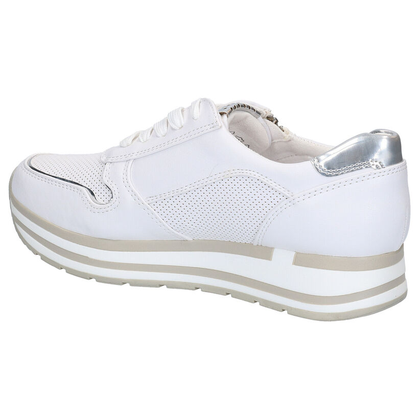 Marco Tozzi Witte Sneakers in kunstleer (265847)