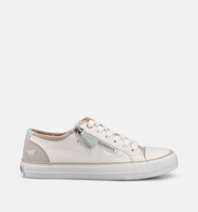 Mustang Witte Rits-Veterschoenen voor dames (372106)