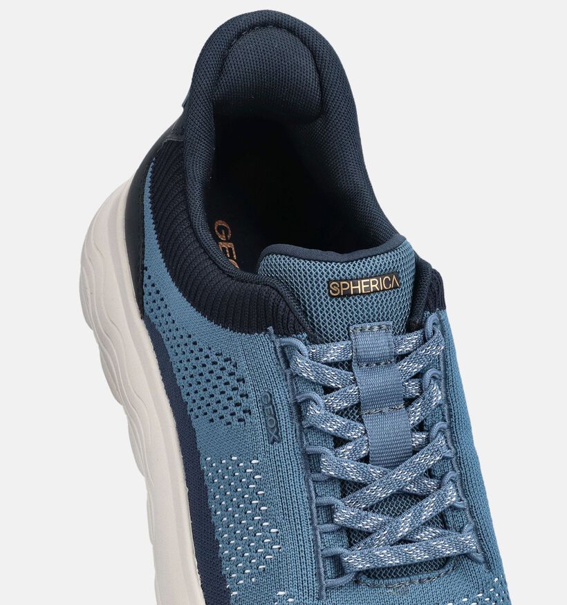 Geox Spherica Blauwe Lage Slip-on Sneakers voor heren (368016) - geschikt voor steunzolen