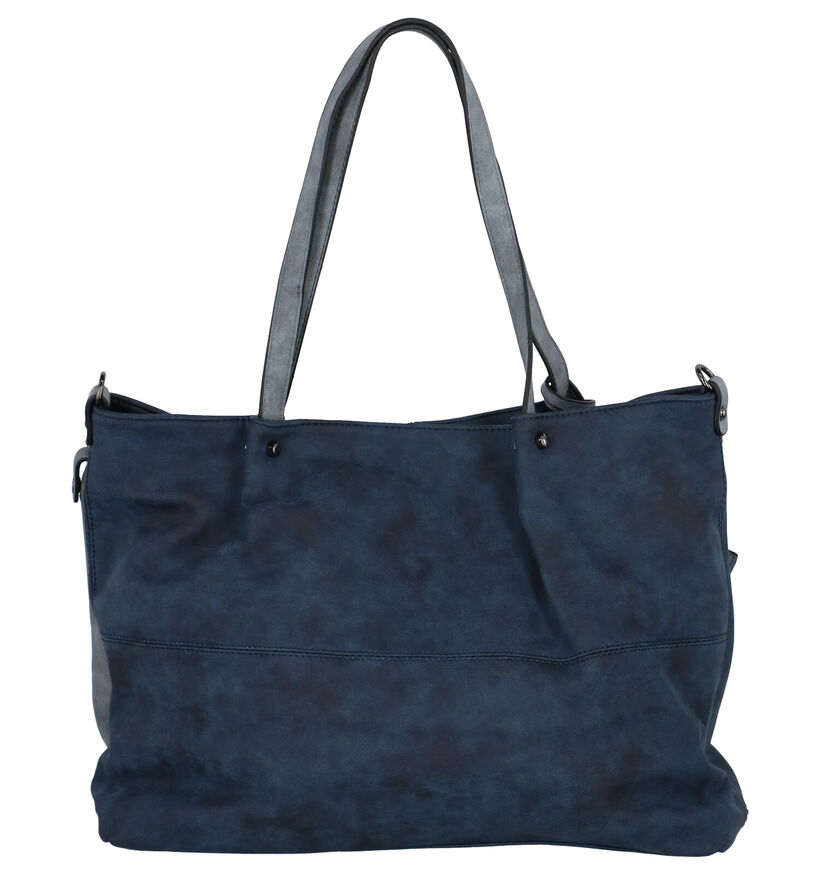 Emily & Noah Donkergrijze Bag in Bag Shopper in kunstleer (260911)