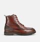 Berkelmans Riga Boots en Cognac pour hommes (379063) - pour semelles orthop&eacute;diques