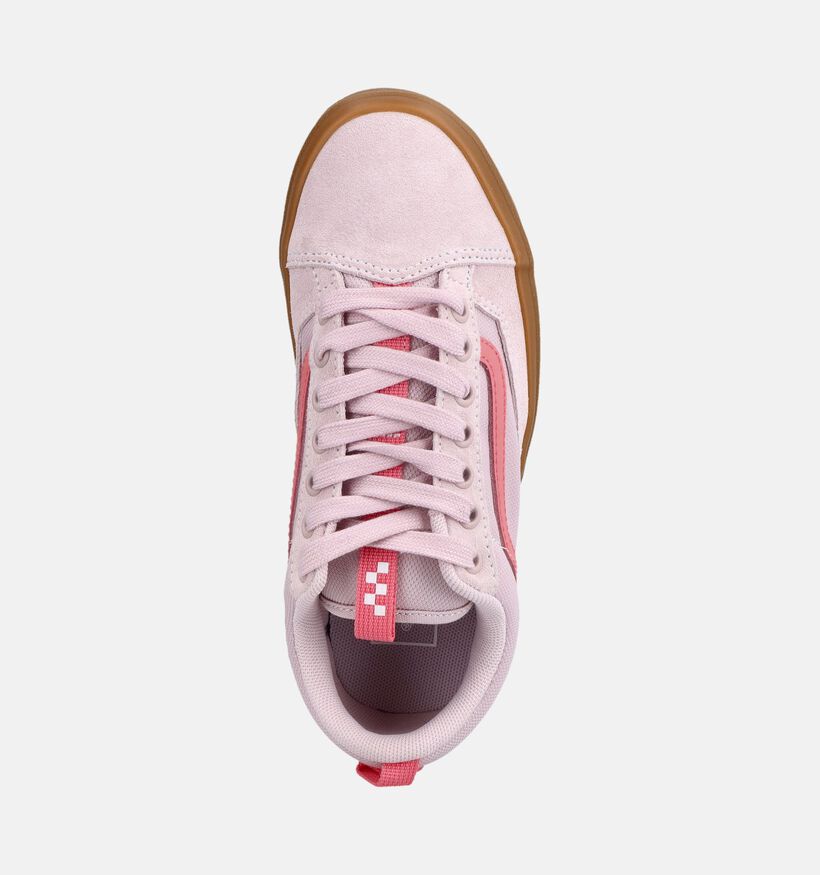 Vans Old Skool Baskets basses en Rose pour filles (376413)