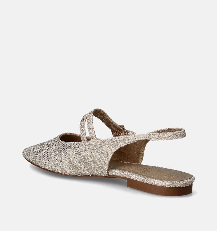 La Strada Ballerines slingback en Or pour femmes (355994)
