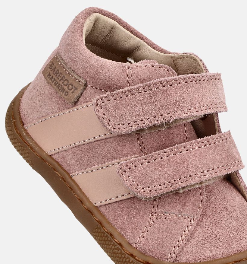Naturino Barefoot Sabby Roze Boots met Velcro voor meisjes (380671) - geschikt voor steunzolen