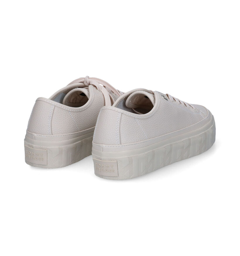 Tommy Hilfiger Essential Beige Sneakers voor dames (310692) - geschikt voor steunzolen