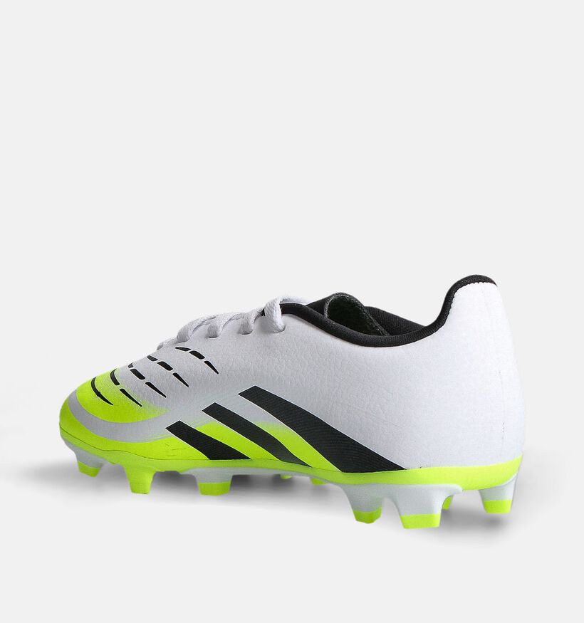 adidas Predator Club FG/MG Witte Voetbalschoenen voor jongens, meisjes (359779) - geschikt voor steunzolen