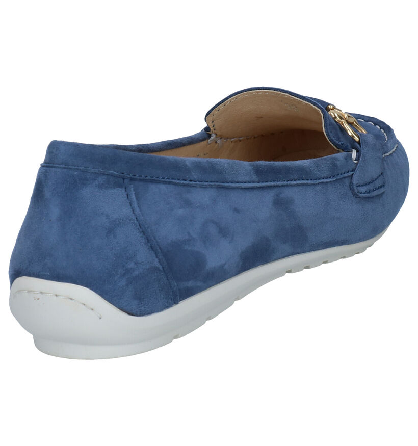 River Woods Mocassins en Bleu foncé en daim (289206)