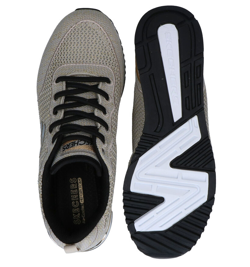 Skechers Sunlite Magic Dust Baskets en Or en textile (286850)