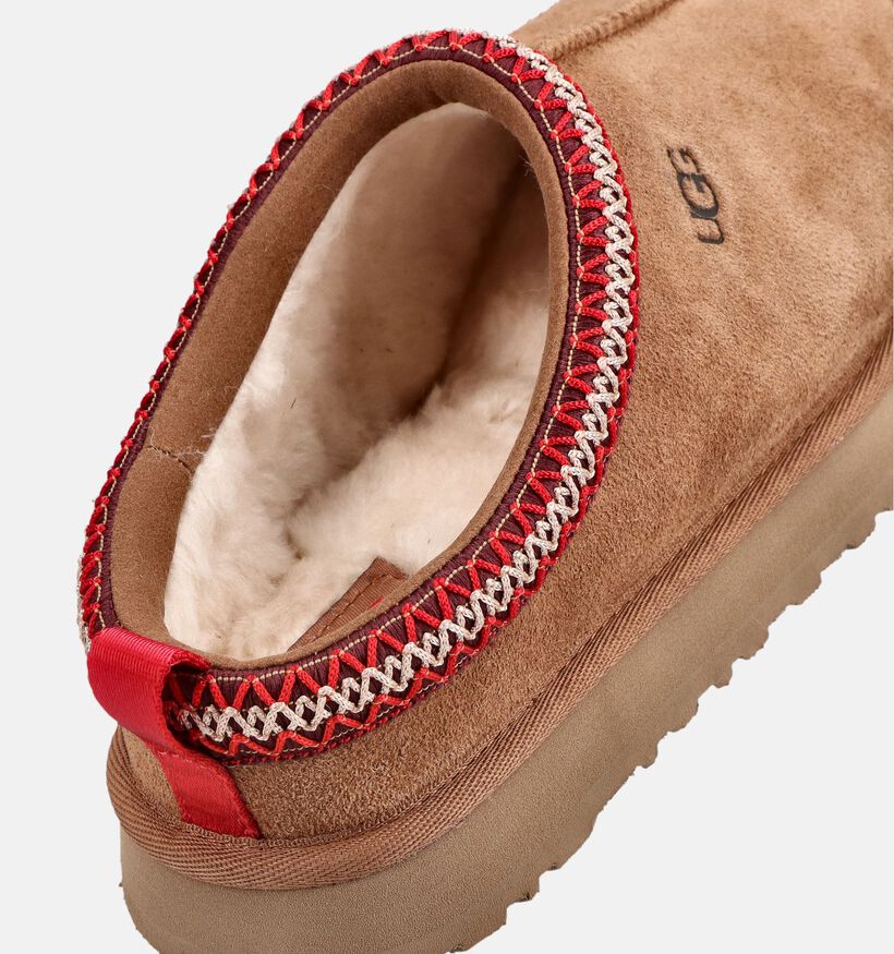 UGG Tazz Pantoufles Ouverts en Cognac pour filles (377989)