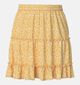 Pieces Nya Gele Korte Rok voor dames (357397)