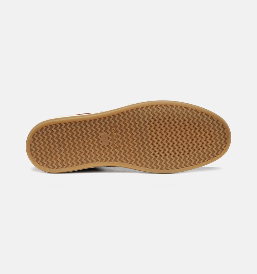 Geox Serifos Cognac Schoenen met Veters en Rits voor heren (376355) - geschikt voor steunzolen
