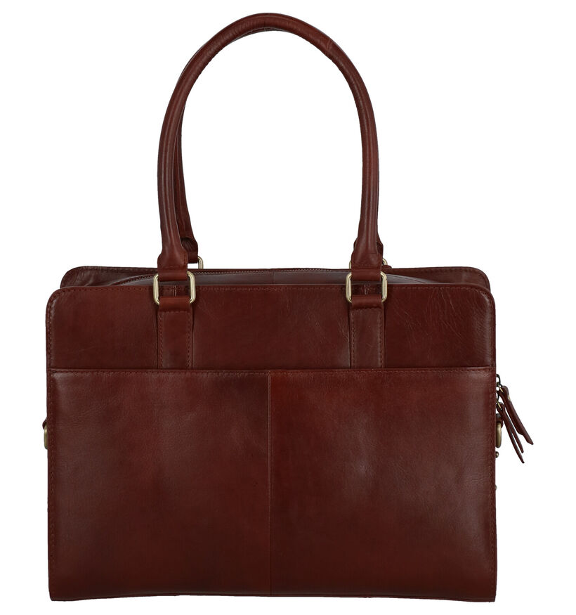 Burkely Edgy Eden Bruine Laptoptas in leer (260935)