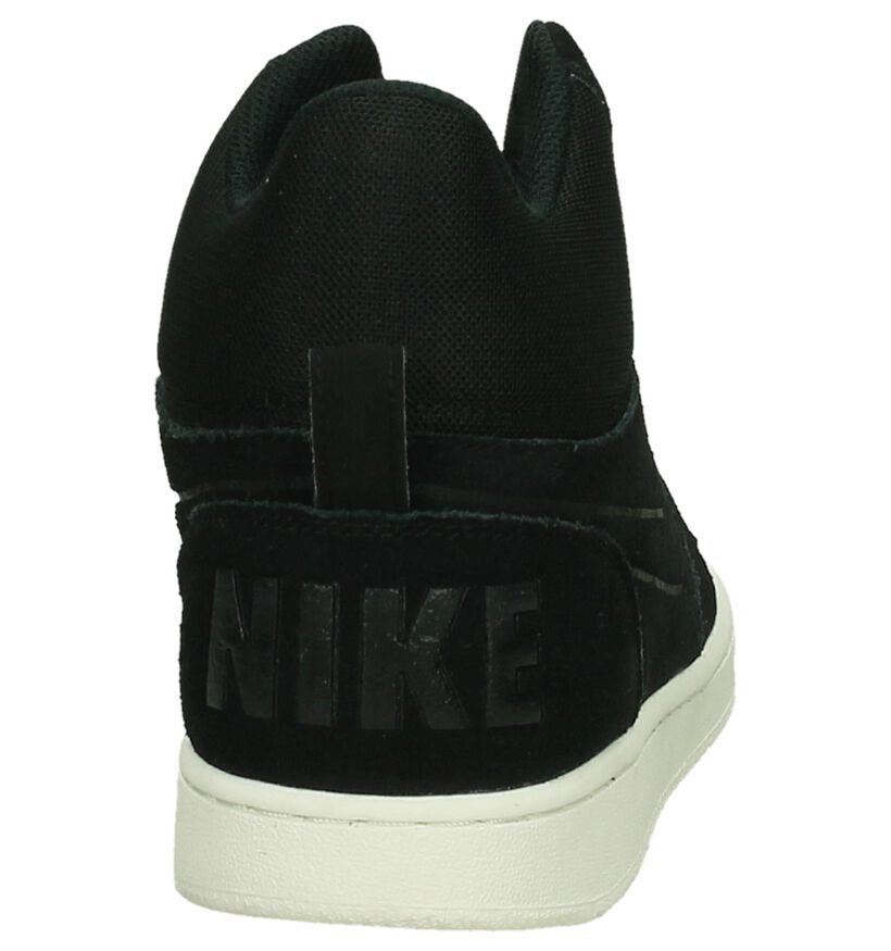 Nike Court Borough Mid Zwarte Sneakers, , pdp