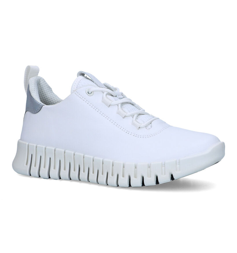 ECCO Gruuv Chaussures à lacets en Blanc pour femmes (353340) - pour semelles orthopédiques
