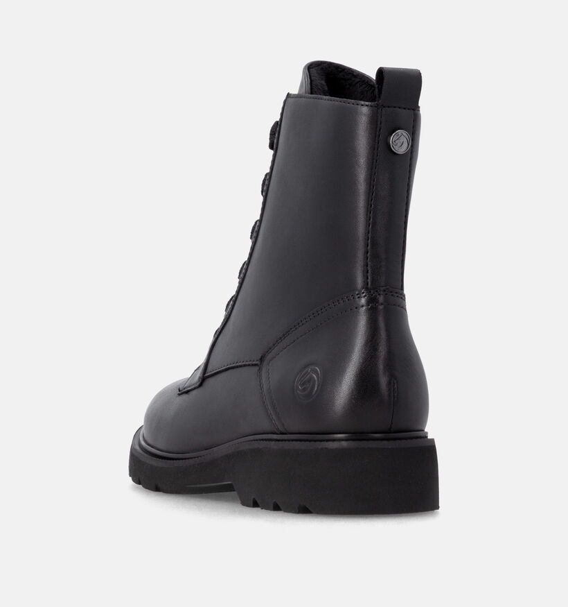 Remonte Boots &agrave; lacets en Noir pour femmes (379867) - pour semelles orthop&eacute;diques