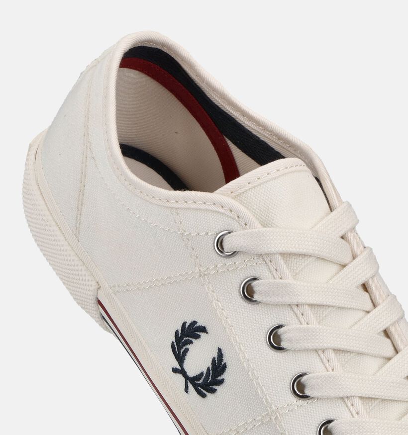 Fred Perry Vintage Tennis Canvas Witte Sneakers voor heren (368926)