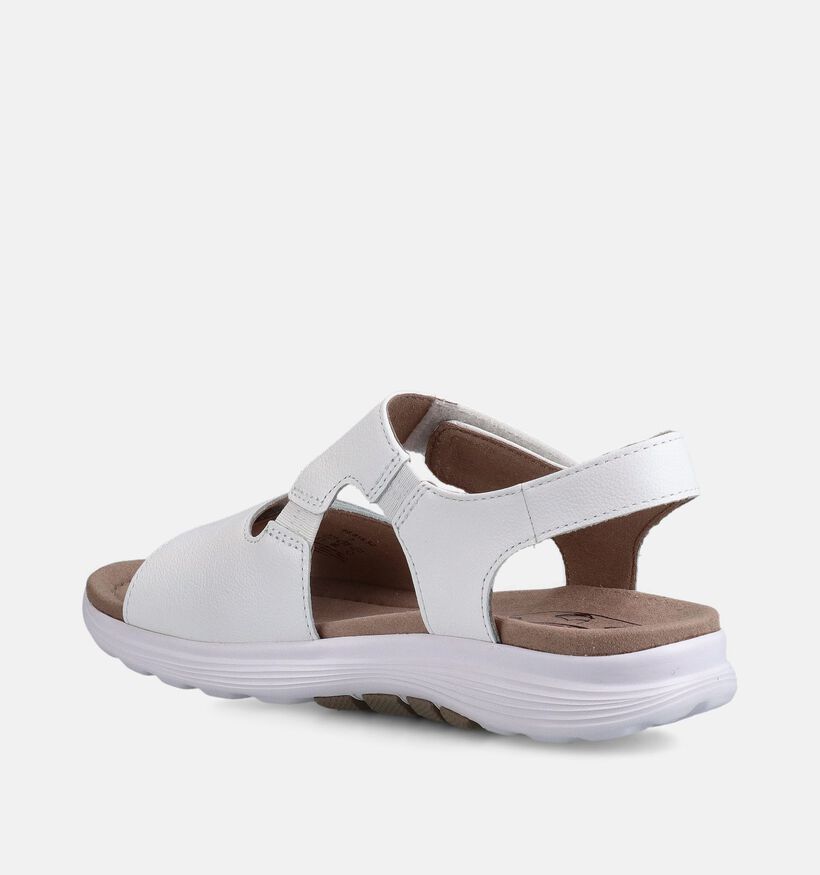 Gabor Rollingsoft Witte Sandalen voor dames (369498) - geschikt voor steunzolen