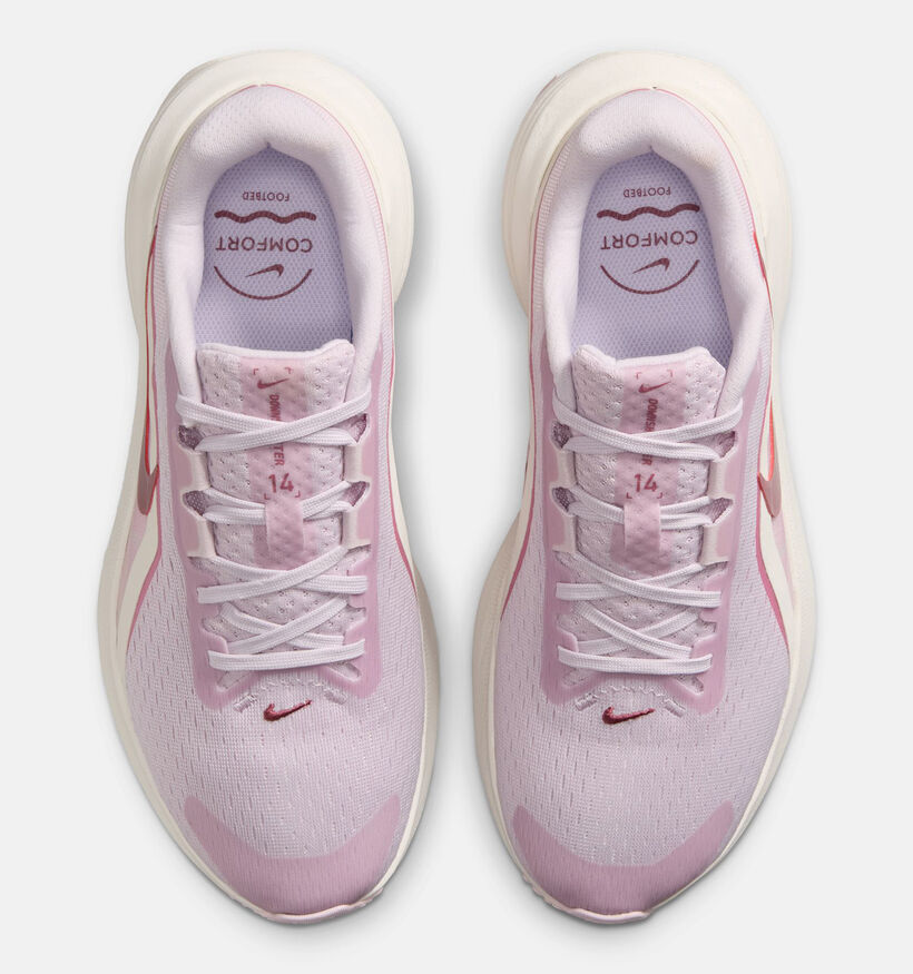 Nike Downshifter Paarse Lage Sneakers voor dames (376097)