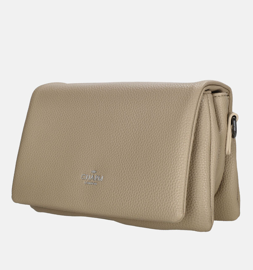 Charm London Pentonville Donkerbeige Crossbodytas voor dames (374413)