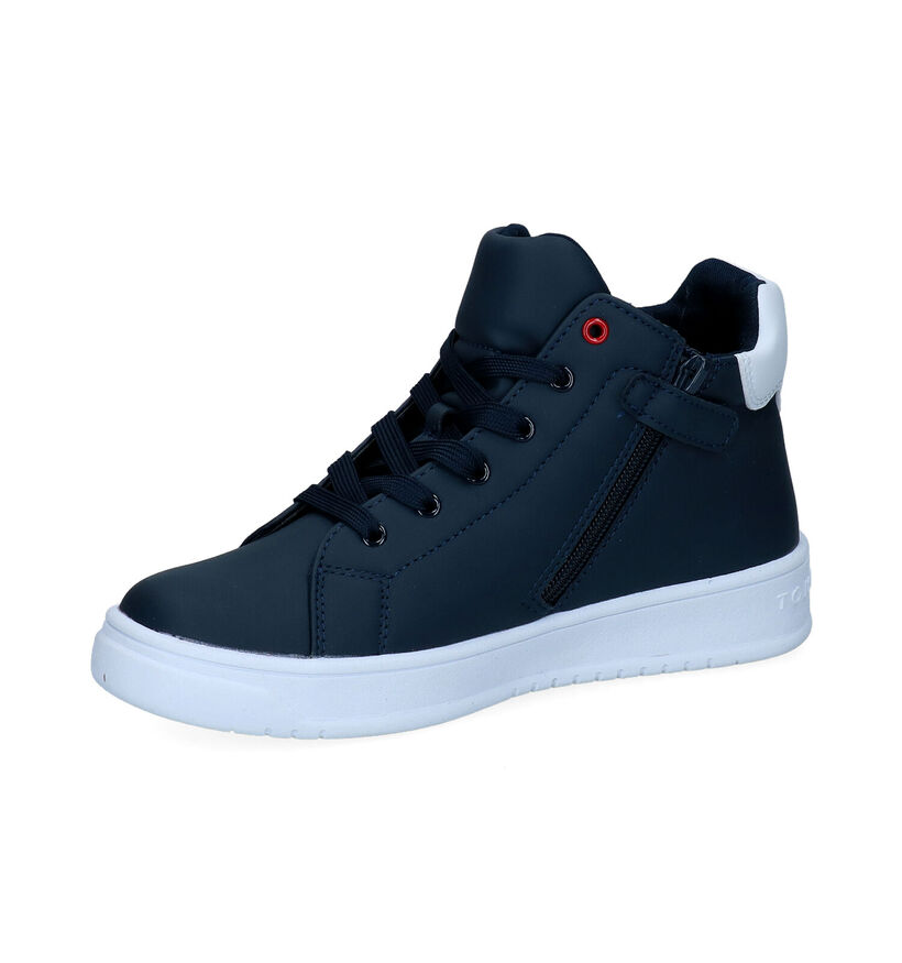 Tommy Hilfiger Chaussures hautes en Bleu foncé en simili cuir (295398)