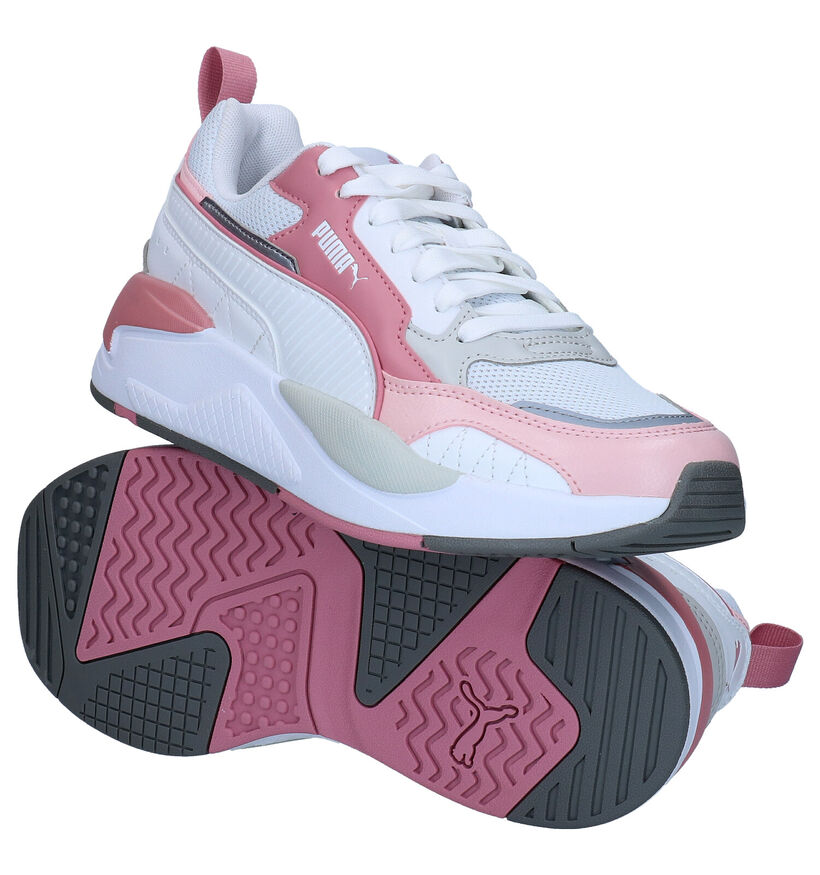 Puma X-Ray 2 Square Witte Sneakers in kunstleer (276779)