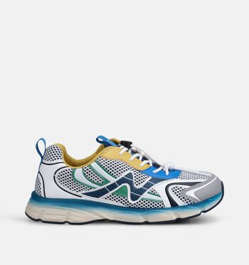 Naturino Baskets Beige/Bleu/Gris