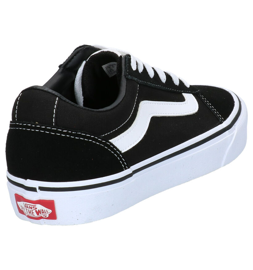 Vans Ward Zwarte Skate sneakers voor dames (327991)