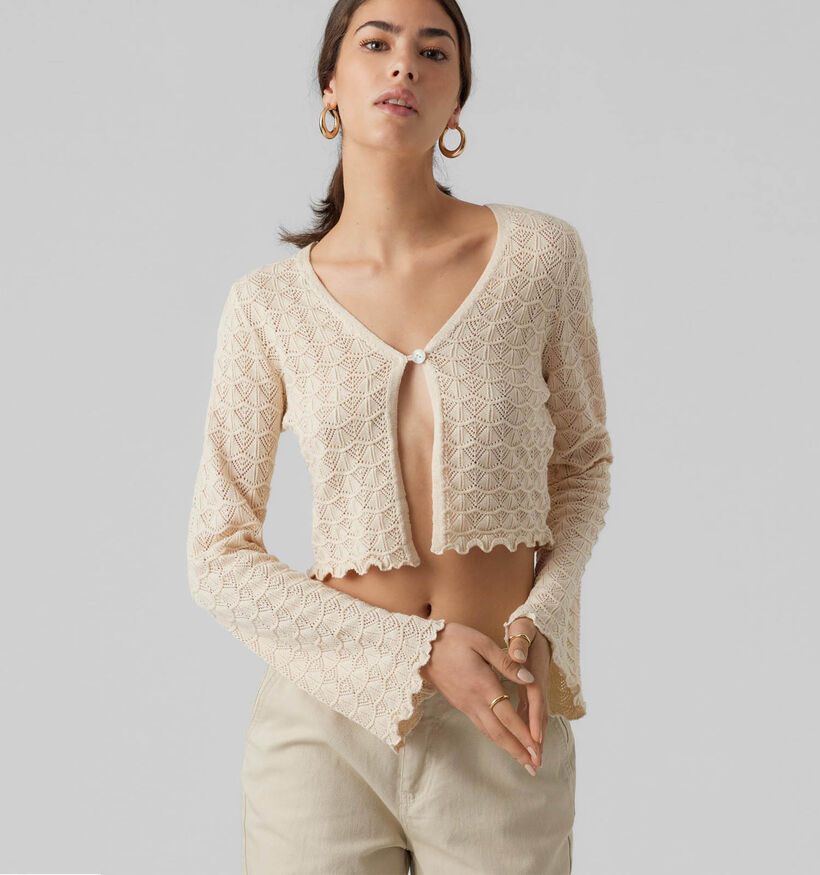 Vero Moda Lollie Cardigan en tricot en Bleu pour femmes (327193)