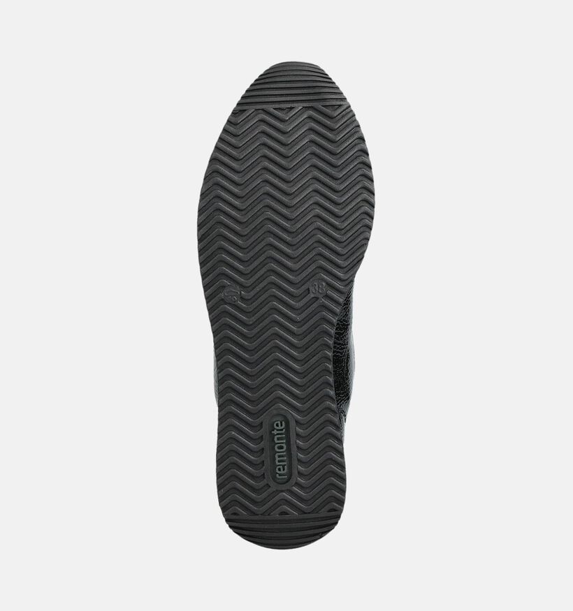 Remonte Zwarte Mocassins voor dames (360391) - geschikt voor steunzolen