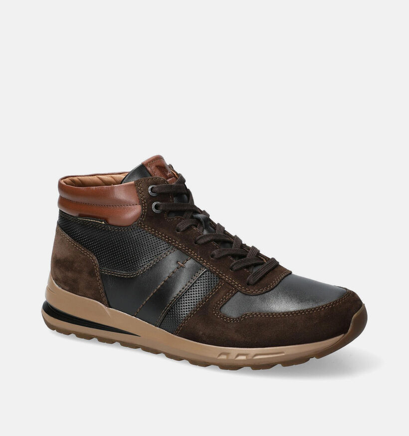 Mephisto Boran Velsport Boots en Brun pour hommes (379007) - pour semelles orthop&eacute;diques