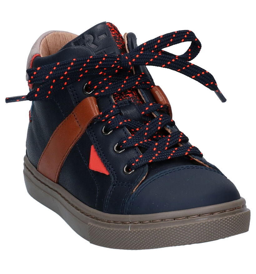 FR by Romagnoli Blauwe Veterschoenen in leer (296122)
