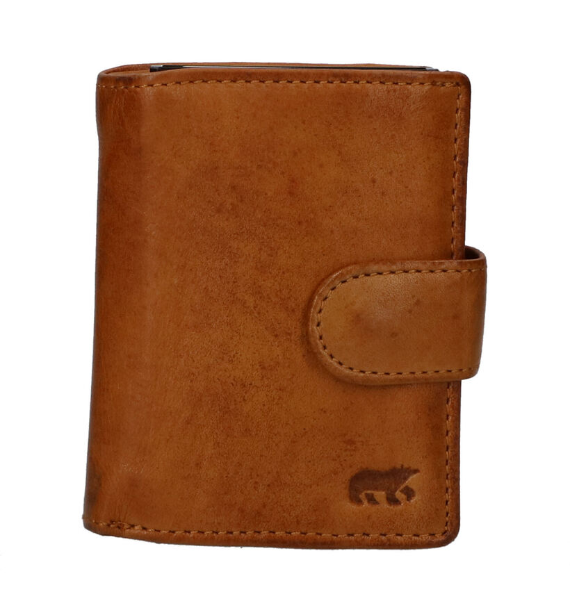 Bear Design Zwarte Kaartenhouder voor heren (350748)