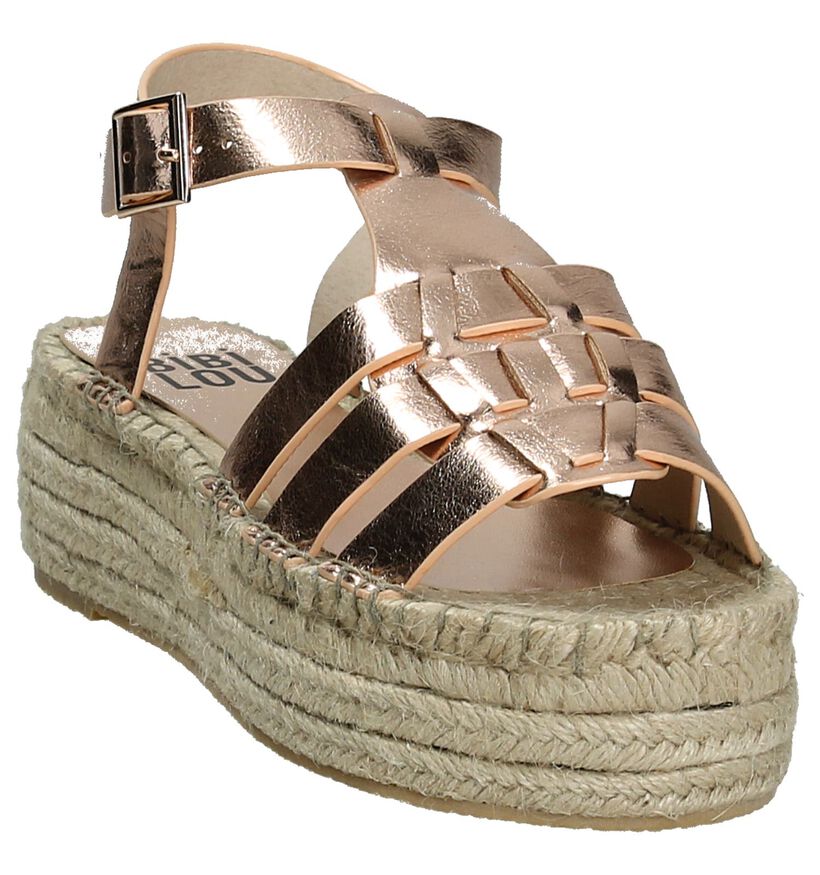 Rose Gold Sandalen Bibi Lou met Dikke Zool, , pdp