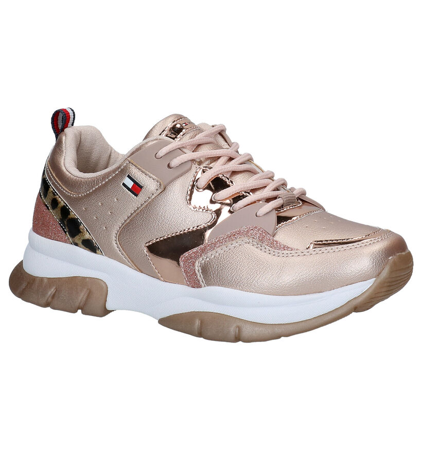 Tommy Hilfiger Rose Golden Sneakers in kunstleer (279912)