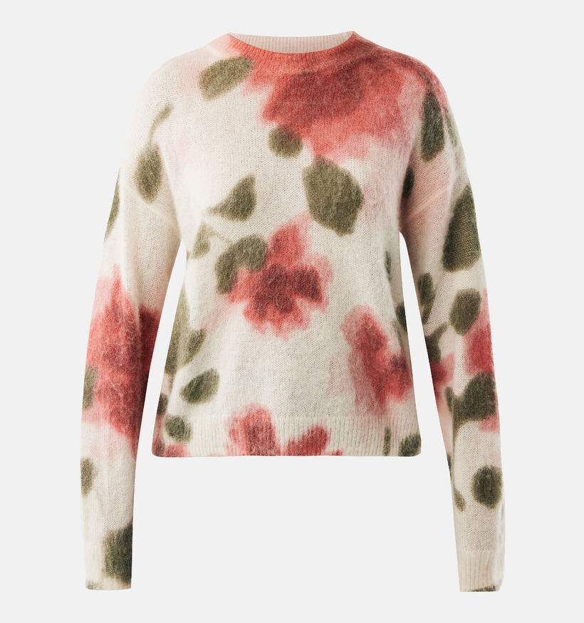 Mexx Printed Flowers Ecru Trui voor dames (368526)