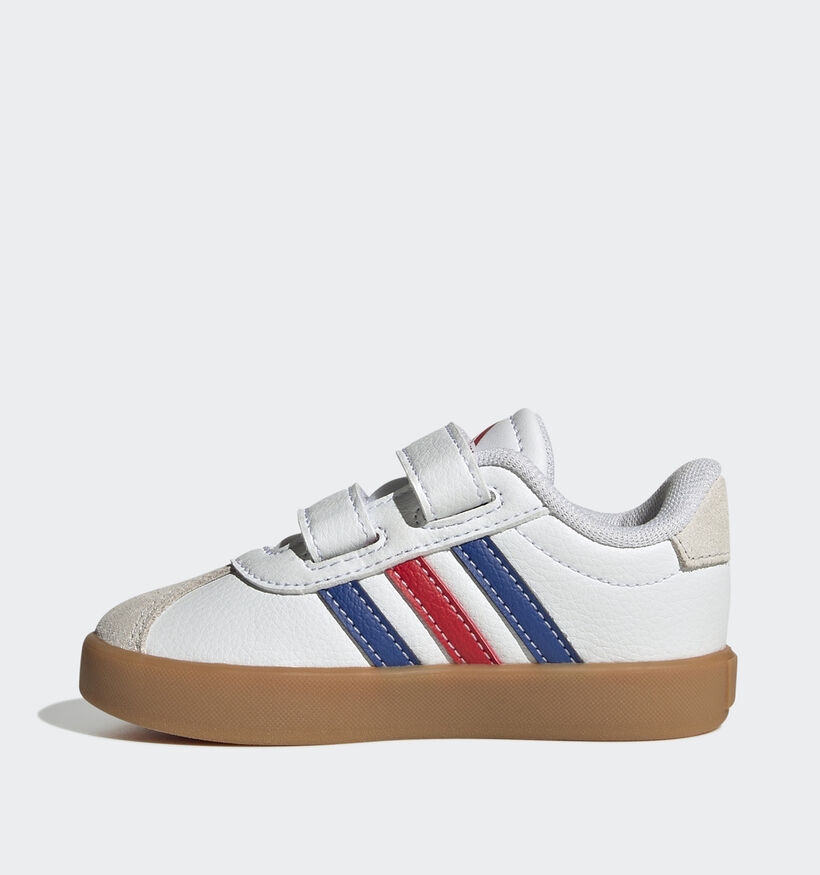 adidas VL Court 3.0 Baskets basses en Blanc pour filles, garçons (357480) - pour semelles orthopédiques