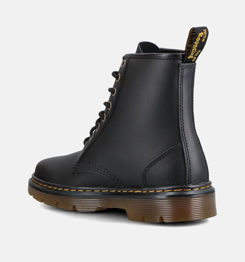 Dr. Martens Aprile Floral Zwarte Boots met Veters voor dames (375762) - geschikt voor steunzolen