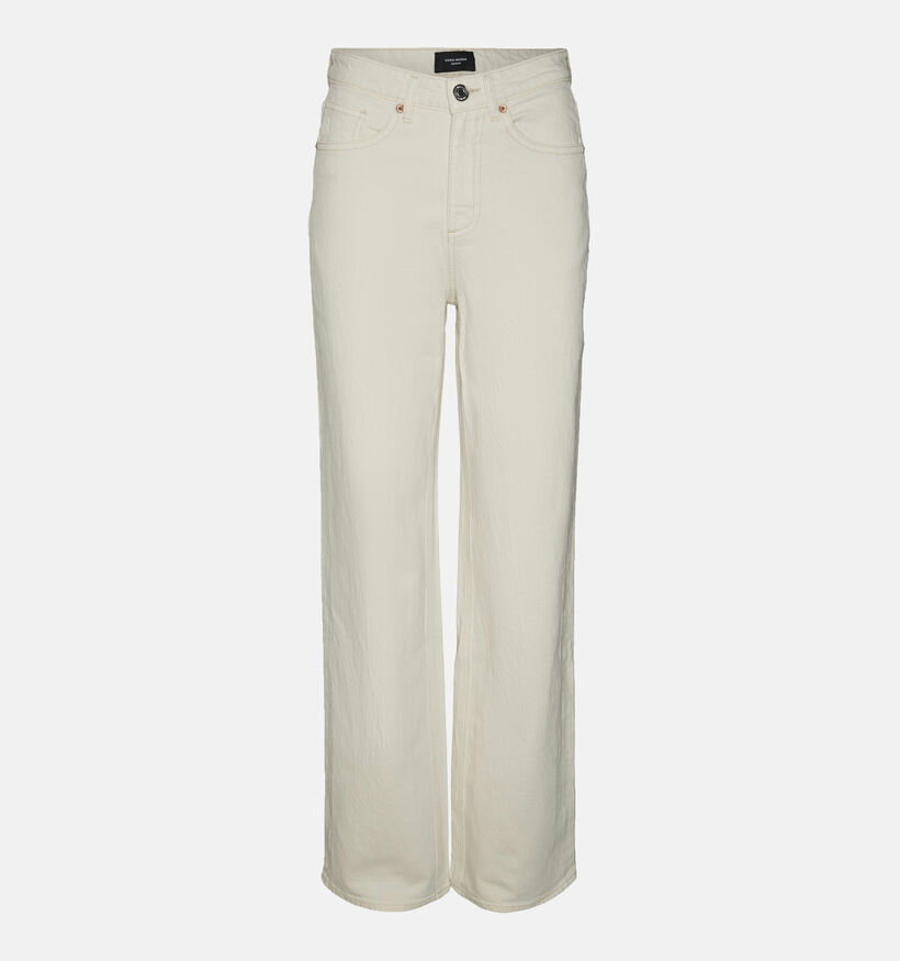Vero Moda Tessa Ecru Wide leg jeans L30 voor dames (352112)