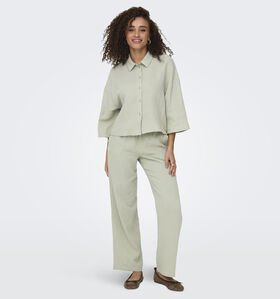 JDY Theis Groene Wijde broek voor dames (353662)