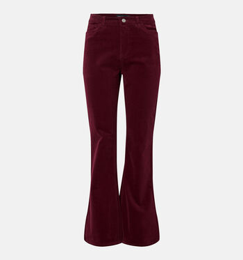 Bootcut jeans bordeaux L32