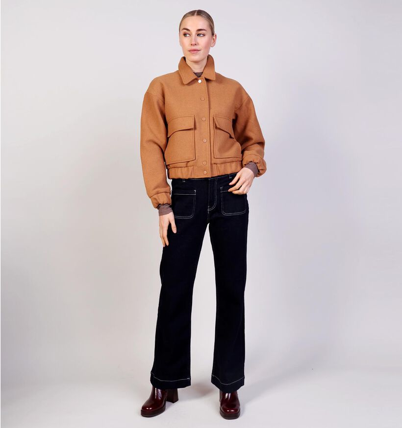 Minus Jinna Bruine Jas voor dames (361741)